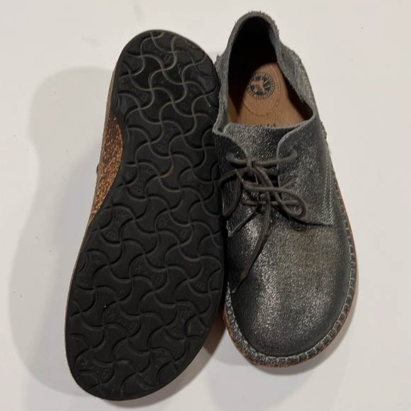 Birkenstock - Gary Derby style tie shoes, 38/7, charcoal metallic - Picture 5 of 13